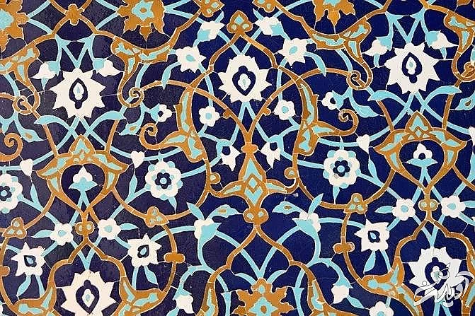 کاشی معرق از صنایع دستی شیراز کاشی معرق